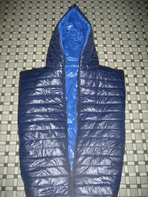 New glossy nylon wet look mummy sleeping bag custom made S - 5XL